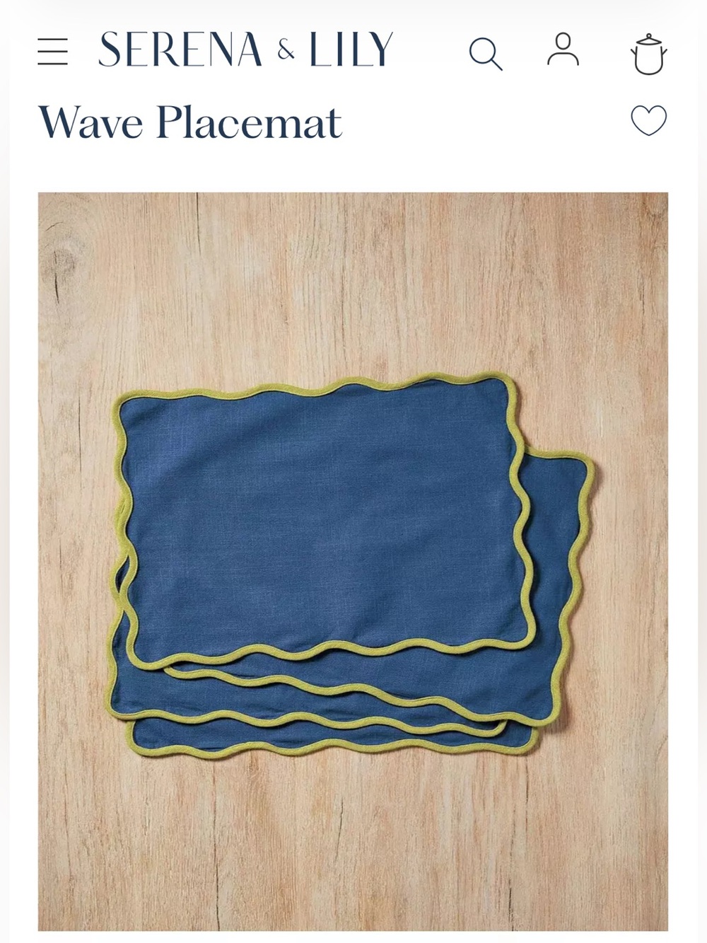 Serena and Lily 2 Placemats